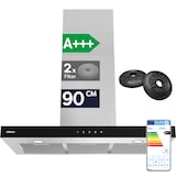 thumbnail of CIARRA A+++ 650 m³/u wandafzuigkap 90cm WIFI +APP & Touch Control Boost VMS9102