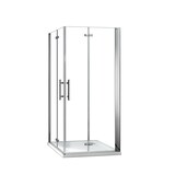 thumbnail of AICA Mampara de ducha cuadrada angular plegable 6mm antical,(830-850)x(830-850)x1950mm