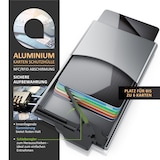 thumbnail of Aplic Kartenetui, Aluminium, NFC RFID Blocker, Platz für 6 Karten