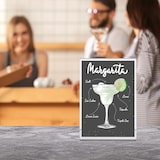 thumbnail of Relaxdays Tischaufsteller 10er Set, A5 Aufsteller, Thekenaufsteller Menükarten, Werbung & Hochzeit, Acryl, transparent