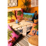 thumbnail of Excelsa coussin Le Cirque du Marrakech coton 45x45 cm rose