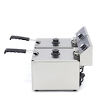 thumbnail of Friteuse - 2 x 8 L - 2 manden - tot 2,8 kg friet