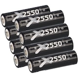 thumbnail of 8x XCell Mignon Akku AA LSD Plus Ni-MH 1,2V 2550 mAh low self-discharge