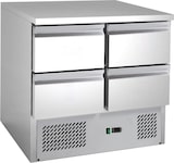 thumbnail of GastroHero Kühltisch Mini Edelstahl GN 1/1 4 Schubladen statische Kühlung +2 °C bis +8 °C 230 V Profi Gastronomie ECO 0/4 900x700x877 mm