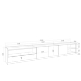 thumbnail of Mueble TV, Televisión, Muebles de salón, almacenaje, 310x37x50cm, Para TV hasta 80", Con almacenamiento, Estilo Moderno, Roble y negro