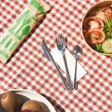 thumbnail of 18 sets de 3 couverts Leaves Amefa