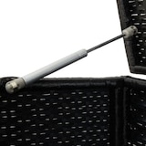thumbnail of vidaXL Gartenbox Poly Rattan 100x50x50 cm Schwarz