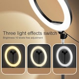 thumbnail of Ring Light LED 10 Pouces Réglable Avec Trépied Et Pince Téléphone YONIS