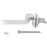 thumbnail of Foco solar blanco para vallas de jardín, 6 unidades