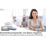 thumbnail of Kosmetiktuchspender FUTURA in Edelstahl & Weiß, Füllkapazität: 100 Blatt, für Wandmontage geeignet, Spender für Kosmetiktücher