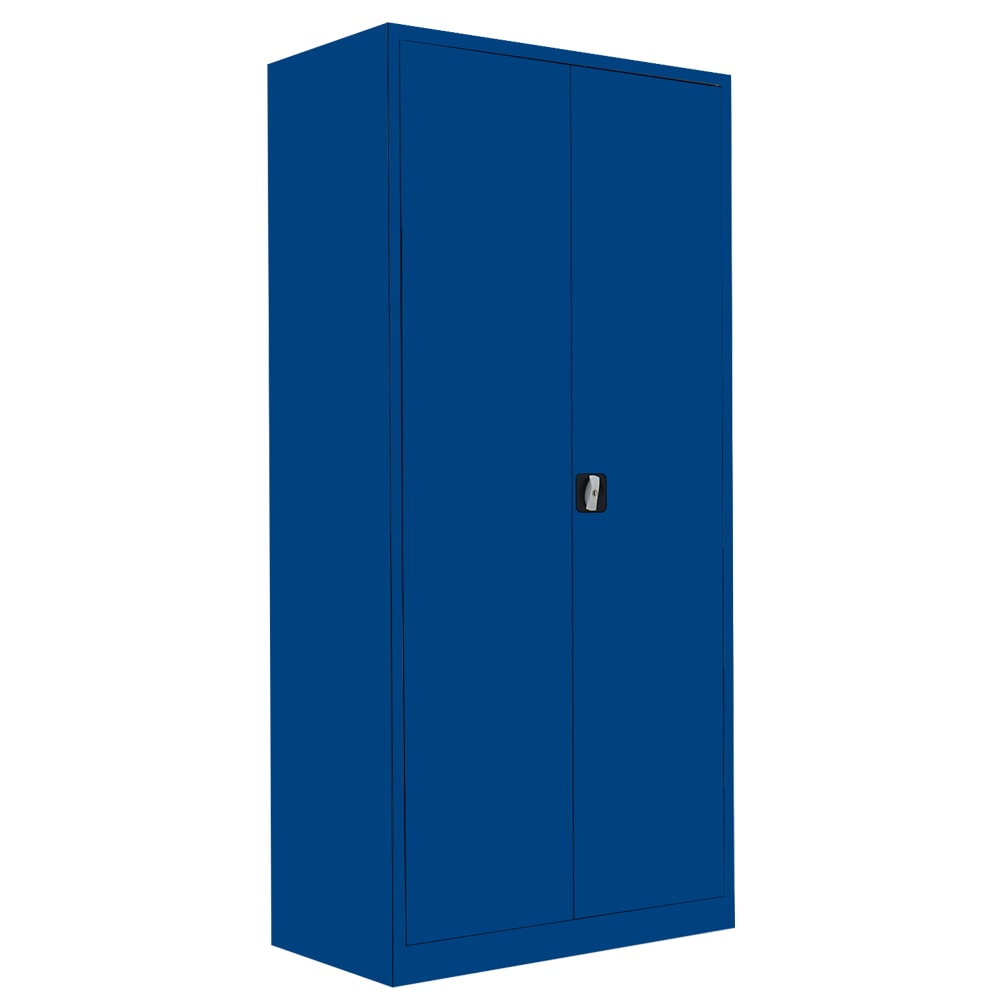 Lüllmann® Flügeltürenschrank, 5 OH, 1950 x 925 x 422 mm, enzianblau