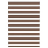 thumbnail of vidaXL Doppelrollo Braun 95x100 cm Stoffbreite 90,9 cm Polyester