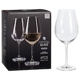 thumbnail of WellHome - Set mit 4 kristallinen Weißweingläsern mit mattiertem Finish, 520 ml