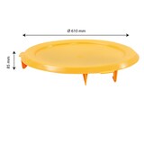 thumbnail of GILAC Couvercle plat pour conteneur rond HACCP 75 L et baquet 50 L - 75 L - Jaune G616423
