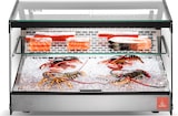 thumbnail of Gasfrit – Gekühlte Fischverkaufsvitrine mit geradem Glas, 698 × 874 × 419 mm