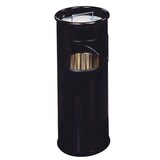thumbnail of DURABLE - 3330-01  Cestino in metallo 17L cilindrico con posacenere, nero