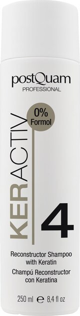 Ein Shampoo zur Rekonstruktion mit Keratin.