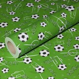 thumbnail of JUNOPAX Geschenkpapier Fußball 50m x 0,75m, nassfest