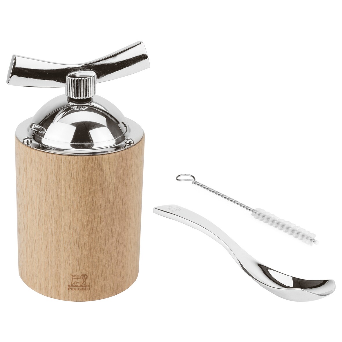 Macina Semi Di Lino Cm 13 Isen Legno Inox