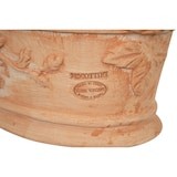 thumbnail of Biscottini Blumentöpfe 80x28x19 cm – Ovale Terrakotta-Vase – Blumenkasten für den Außen- und Innenbereich – Blumenkasten für den Balkon