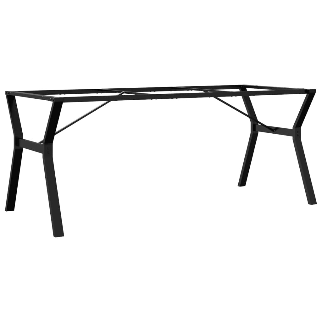 vidaXL Esstisch-Gestell in Y-Form 180x80x73 cm Stahl