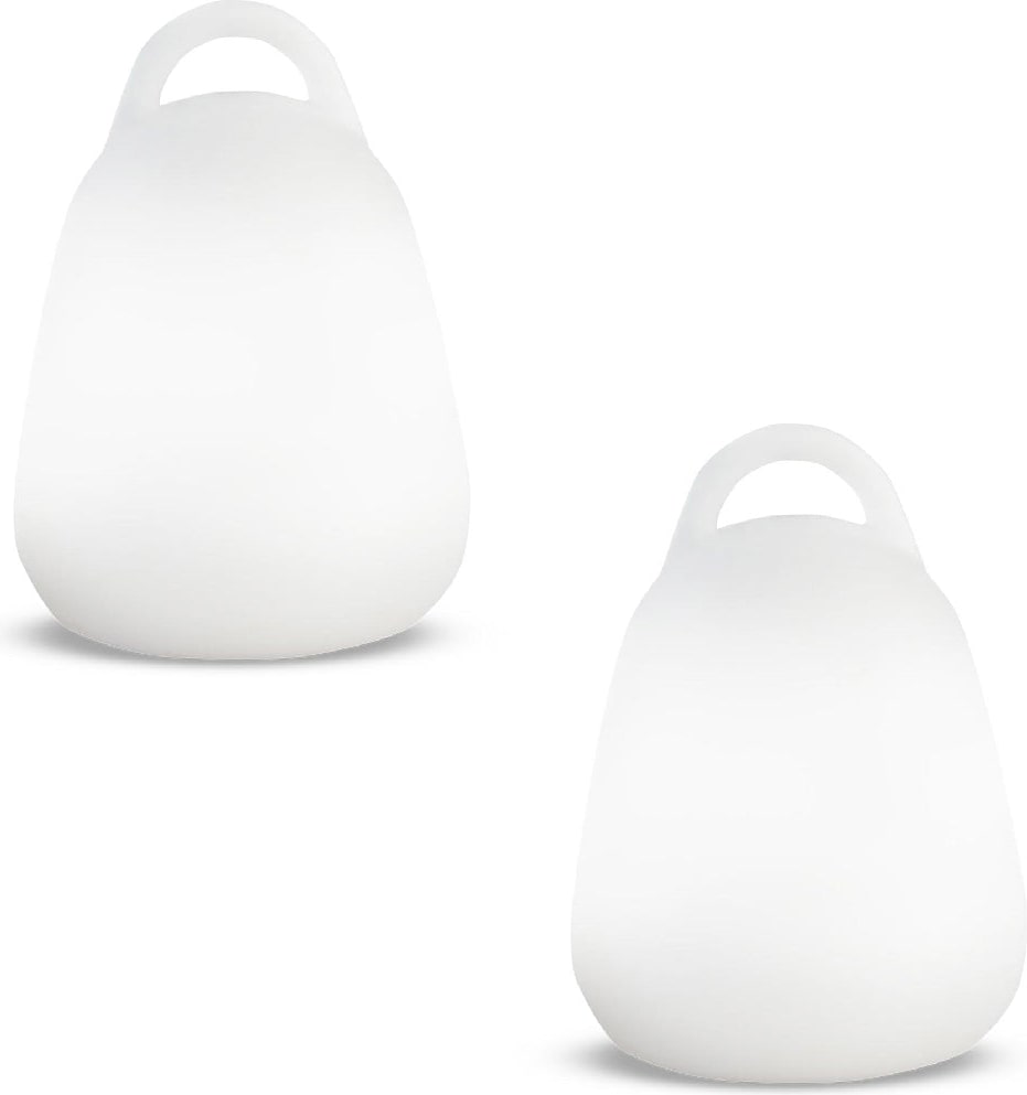 Lumisky 2 LIBERTY RGB H24CM kabellose Lampen Polyethylen Weiss