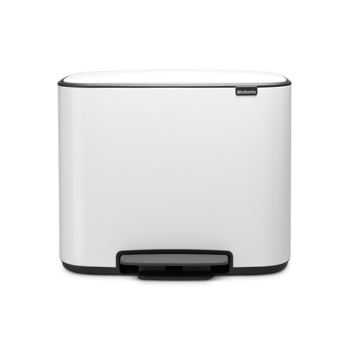 Brabantia Bo pedaalemmer staal 36 liter L 363 x B 540 x H 440 mm SoftClose – wit