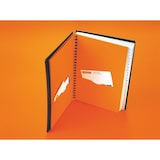 thumbnail of OXFORD Cahier ADRESSBOOK spirales 144 pages 80g réglure bi-colore 17x21cm Couverture polypro Gris