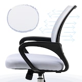 thumbnail of SVITA CYDNEY Schreibtischstuhl Bürostuhl Netzbezug Drehstuhl Stuhl Schreibtisch Weiß