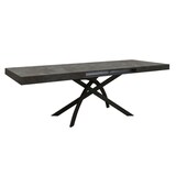 thumbnail of PAEAN Tavolo da pranzo allungabile di design moderno industrial cm 90 x 160/200/240 x 77 h colore Antracite
