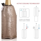 thumbnail of Vacu Vin, aktiver Champagner/ Cava kühler, platinfarben