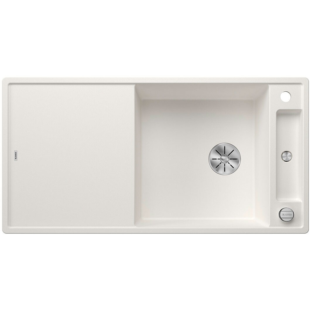 BLANCO AXIA III XL 6 S Einbauspüle / SILGRANIT / Weiß / Reversibel / Excenter -