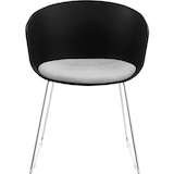 thumbnail of tectake Kunststof eetkamerstoel Logart, gestoffeerd - Set van 4 - 405450