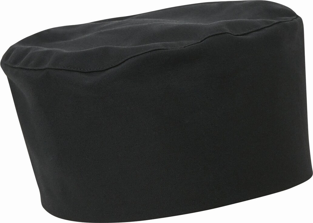 METRO PROFESSIONAL Kochmütze, Unisex, Einheitsgröße, schwarz, 2 Stück
