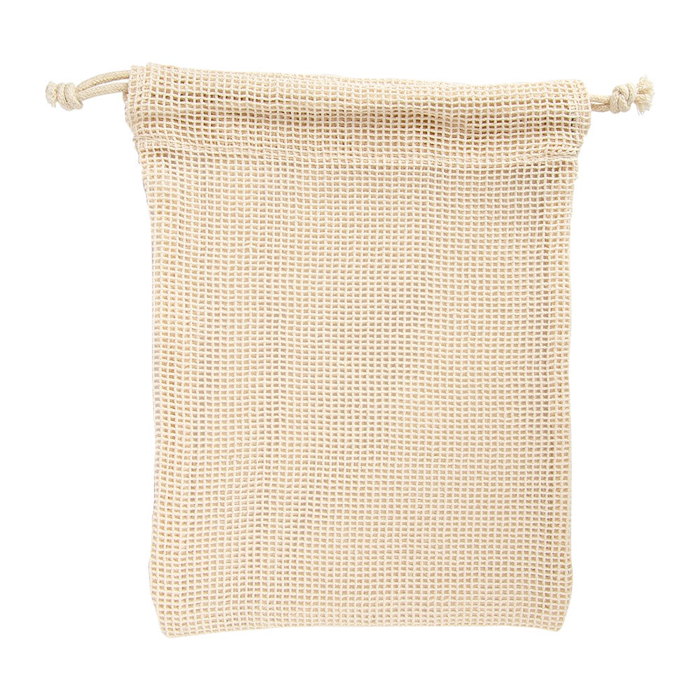 Garcia de Pou 25 Unités - Sacs Filet Réutilisables 17X23 Cm Beige Coton