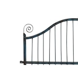 thumbnail of Biscottini Eingangstore 115x6x115 cm - Gartentor für den Außenbereich - Gartenzaun - Hellblaues Schmiedeeisentor