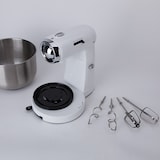 thumbnail of Amasadora y mezcladora Jata MZ670 con bol de acero inoxidable de 3,5 l. 5 velocidades. Base giratoria. 2 espirales para amasar y 2 varillas