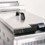 thumbnail of Romux® Friteuse À Gaz Naturel Professionnelle 17 Litres Simple de Table | Friteuse en Acier Inoxydable avec Robinet de Vidange 12000 W