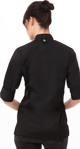 thumbnail of Chef Works® HARTFORD Damenkochjacke der Essential Collection - COOL VENT BCWLZ005 Schwarz XS