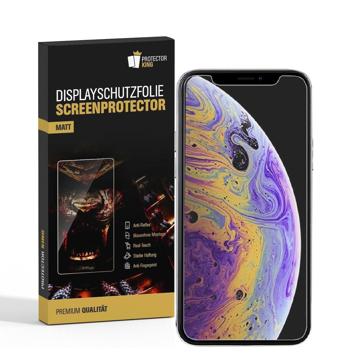 6x Displayschutzfolie für iPhone 11 Pro ANTI-REFLEX Displayfolie Folie MATT