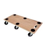 thumbnail of PROREGAL Profi Transportroller mit 6 Rollen | HxBxT 11x30x68 cm | Traglast 300kg | Sperrholzplatte | 1 Stück | Möbelroller Rollbrett Transporthilfe