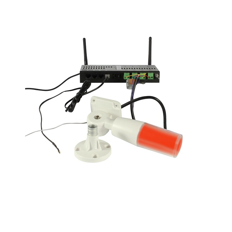 ALLNET MSR zbh. Signal/Warnlampe Rot/Gelb/Gruen/Buzzer einzeln ansteuerbar 24 V Grün Rot Violett Gelb