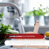 thumbnail of BERGNER - Batería de cocina 10 pcs Aluminio fundido y Antiadherente con Mango extraíble con Tabla de Corte Redonda 38x28x1,5cm en Madera de Haya