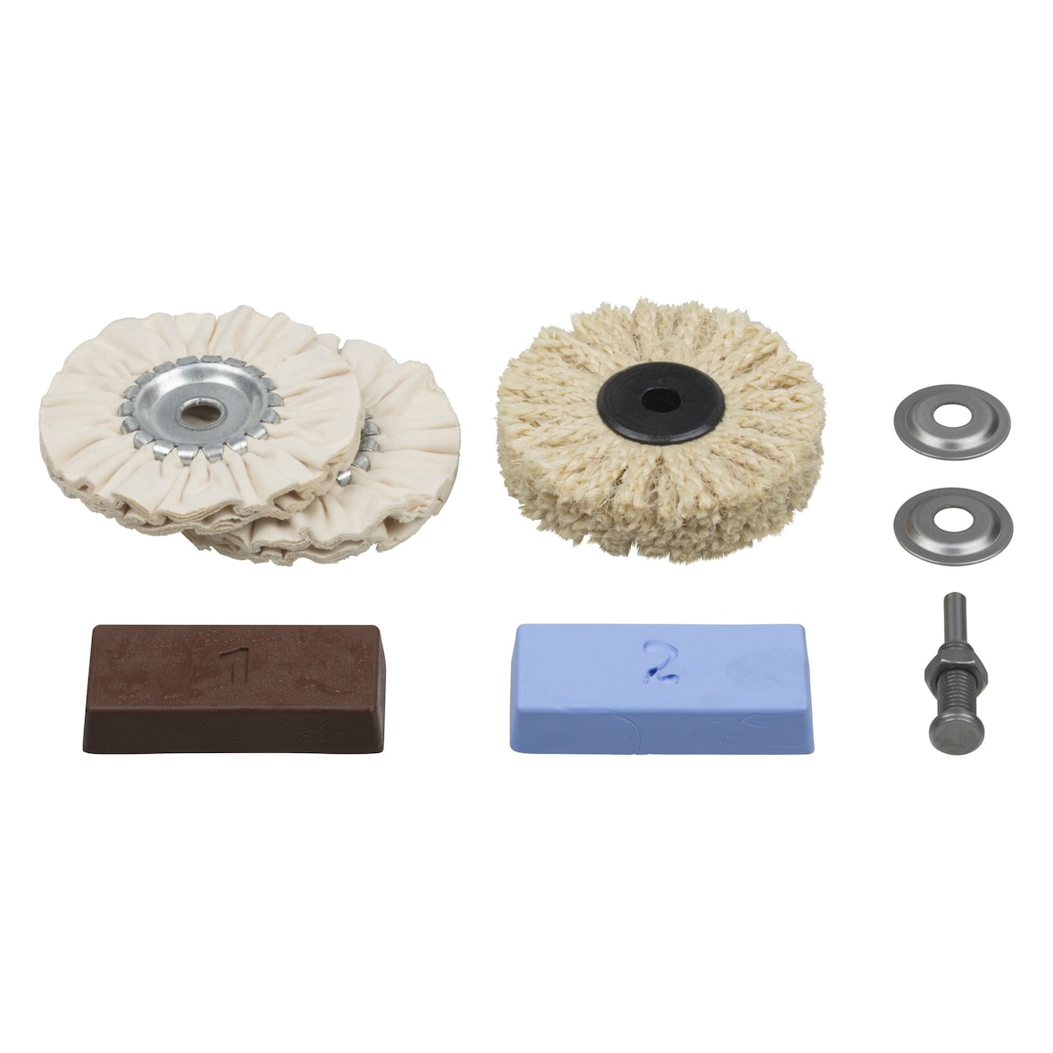 Wolfcraft Juego de pulido profesional de 6 piezas 2179000