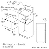 thumbnail of Micro-ondes encastrable solo BFL553MS0