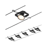 thumbnail of Paulmann CorDuo Kabelsysteem Mac II Basisset GU5,3  max. 5x10W   230/12V Zwart mat#Chroom 94434