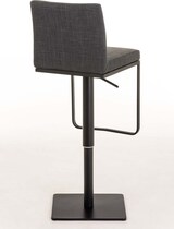 thumbnail of CHEFGASTRO Barhocker MANHATTAN Schwarz Stoff HxBxT 86x42x44cm Stoff Dunkelgrau Barstuhl