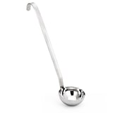 thumbnail of Roestvrijstalen pollepel 120 ml, duurzaam en ergonomisch, ideaal voor sauzen en vloeistoffen in professionele horecakeukens - Equipementpro
