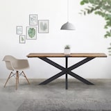 thumbnail of Tischbeine X-Design 78x71x120 cm Schwarz aus Metall