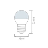 thumbnail of 4w E27 Mini LED Leuchte Leuchtmittel Birne Milchglas Standard Edison Gewinde 4000K Neutralweiß